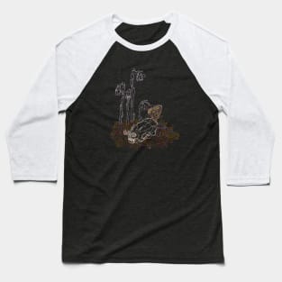 Skunk skull Baseball T-Shirt